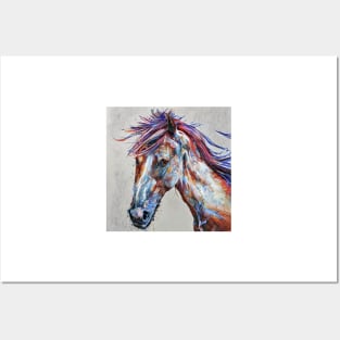 horse sketch Posters and Art